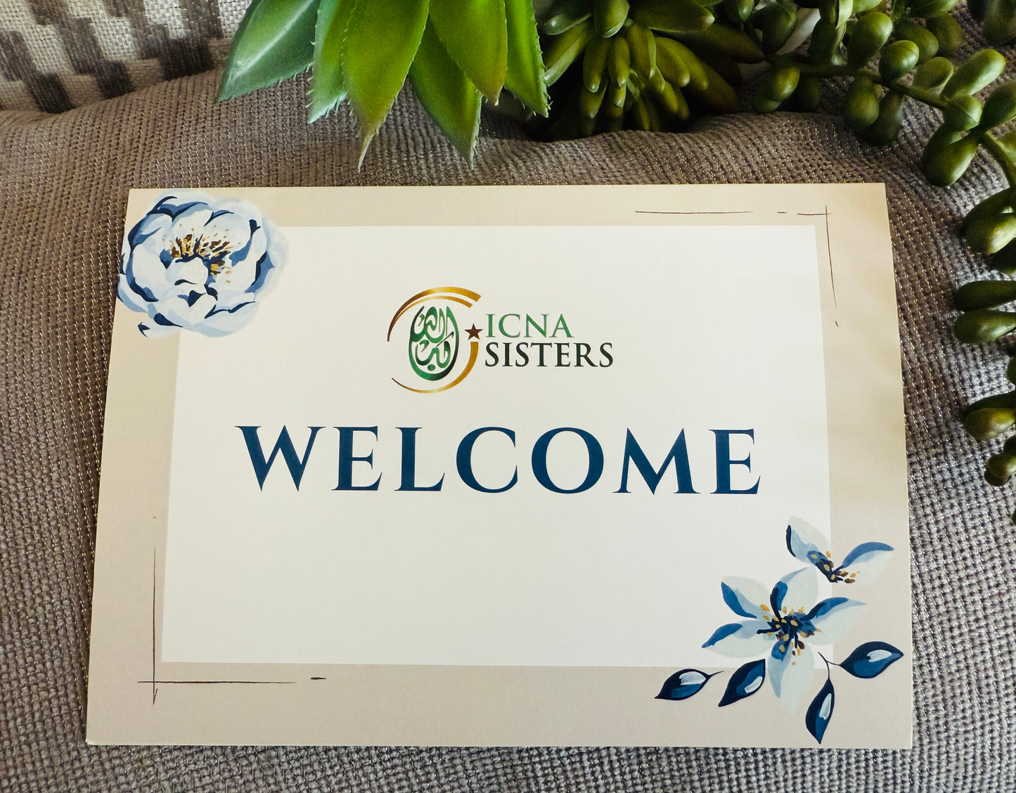 English Welcome Cards
