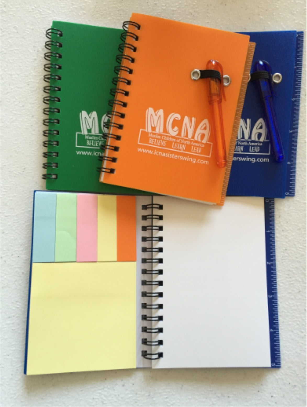 Mini Tn Notebook MCNA Mini-Notebook with Pen – ICNA Sisters eStore